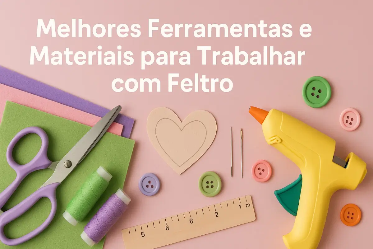 Melhores Ferramentas e Materiais para Trabalhar com Feltro: Kit Completo