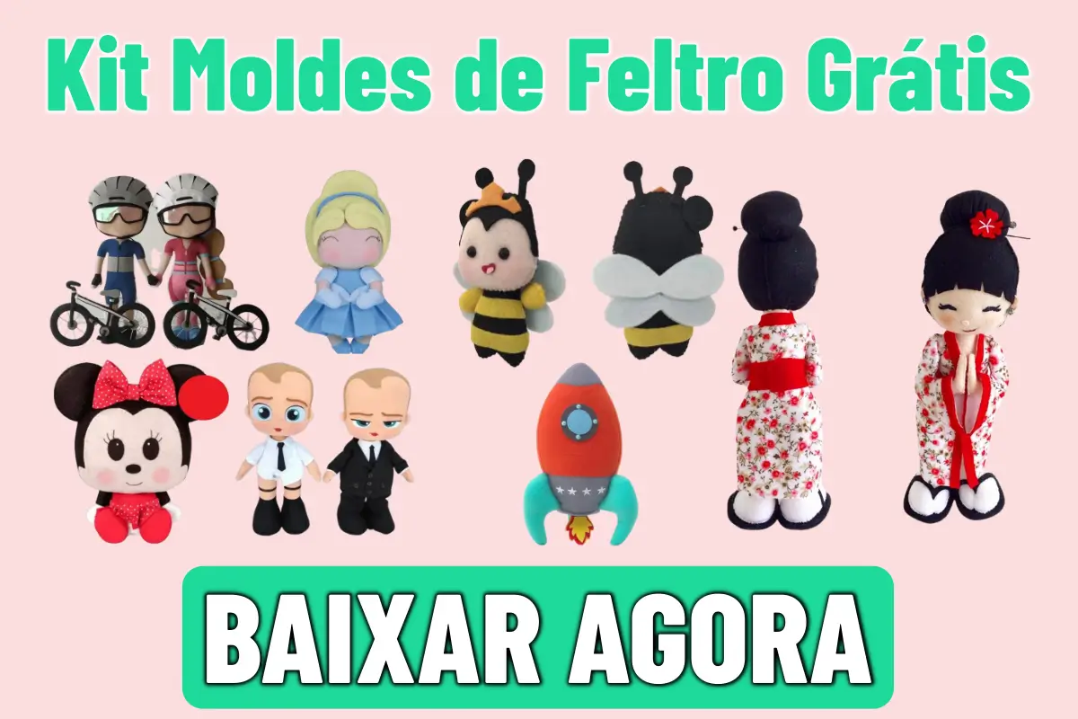 Moldes de Feltro Grátis para Imprimir em PDF