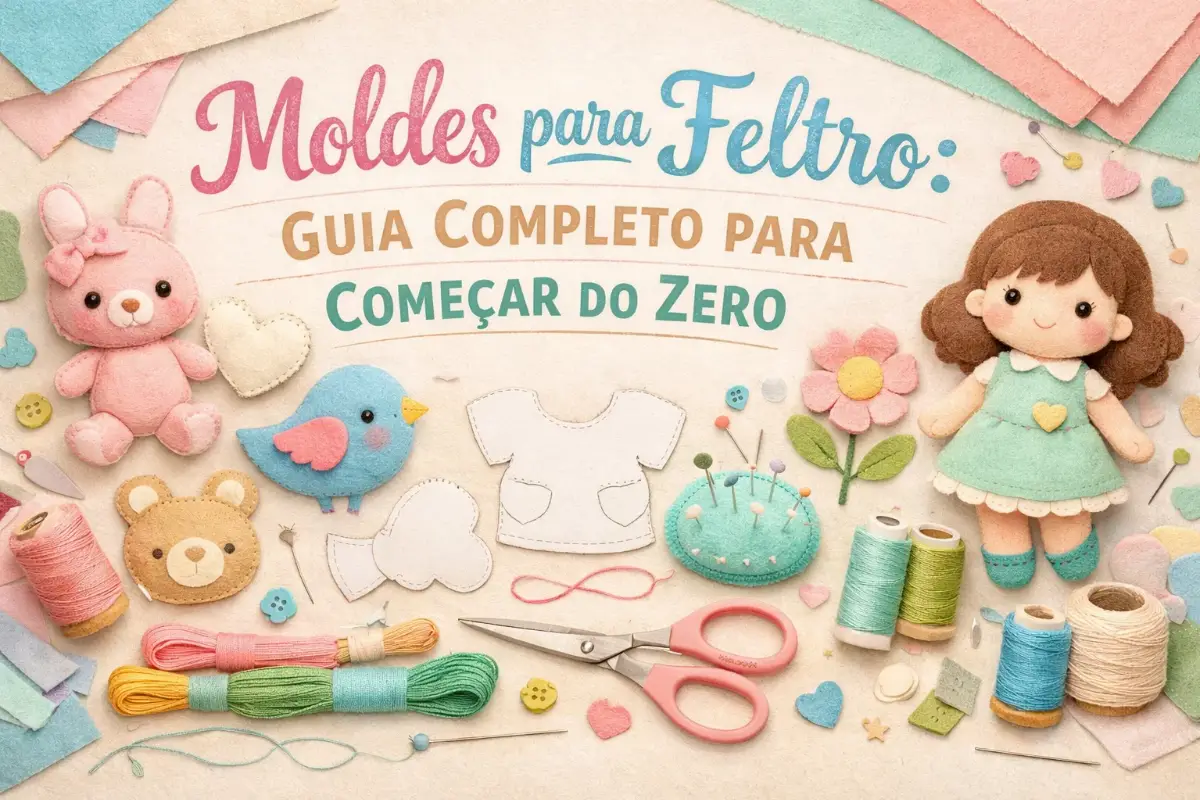 Moldes para Feltro: Guia Completo para Começar do Zero