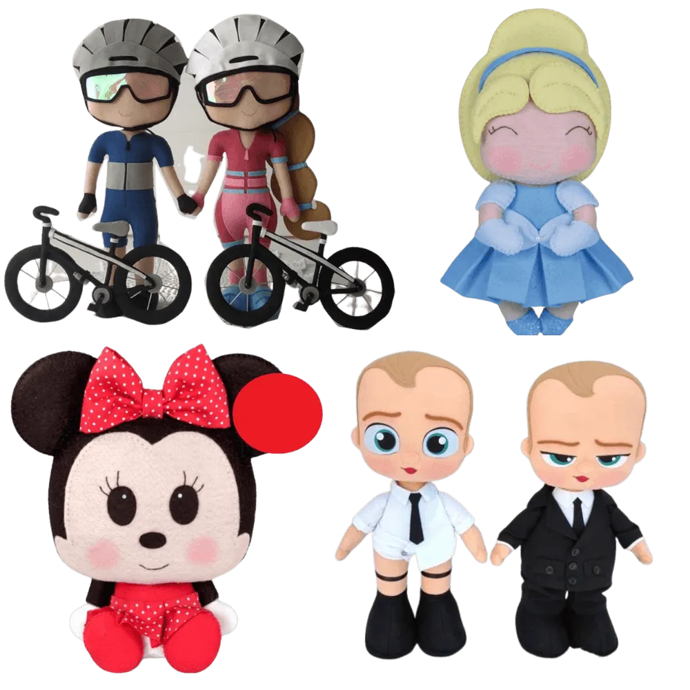 Moldes de Feltro Grátis PDF para Imprimir