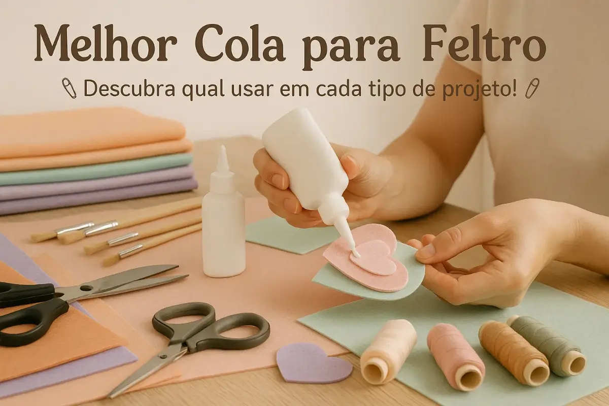 Melhor Cola para Feltro: Qual Escolher para Cada Projeto