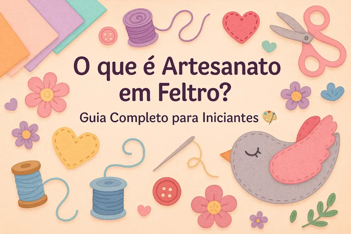 O que é Artesanato em Feltro? Guia Completo para Iniciantes
