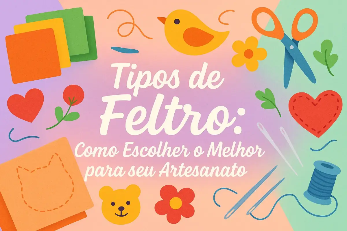 Tipos de Feltro: Como Escolher o Melhor para seu Artesanato