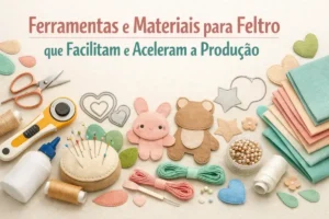 Ferramentas e materiais para Feltro que facilitam e aceleram a produção