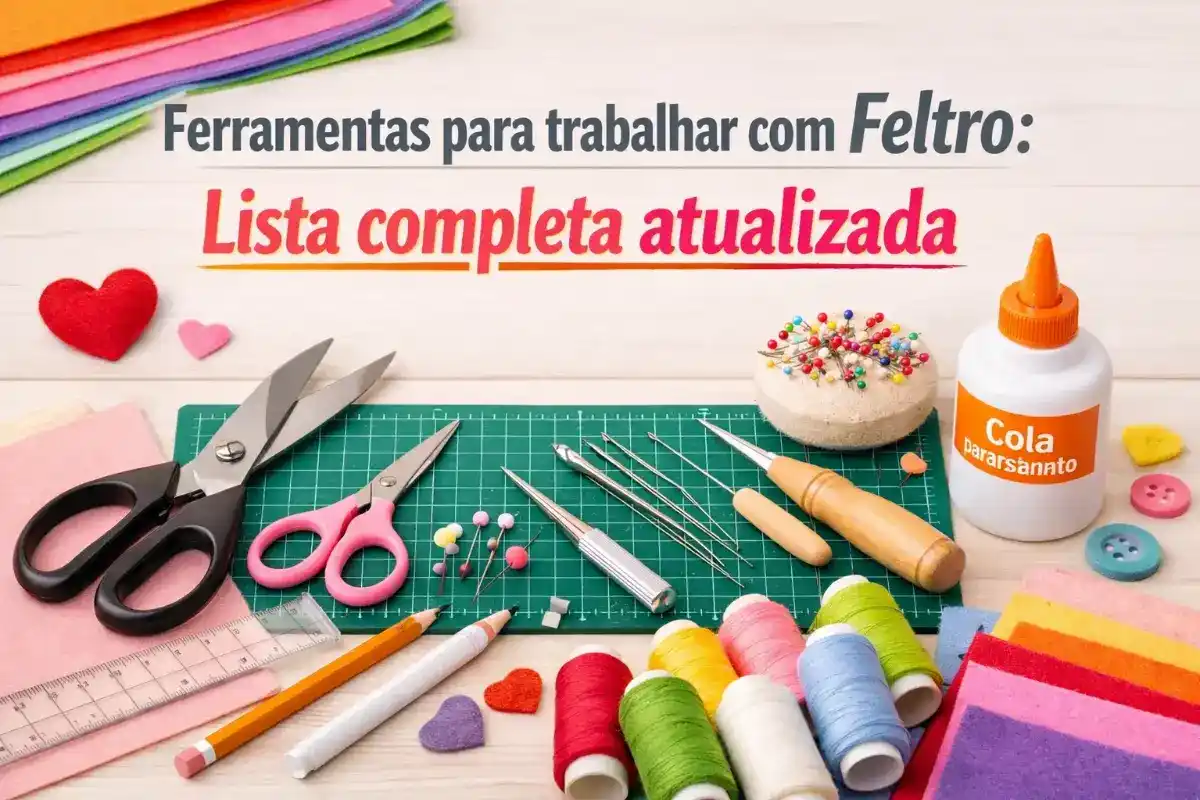 Ferramentas para trabalhar com Feltro: Lista completa atualizada